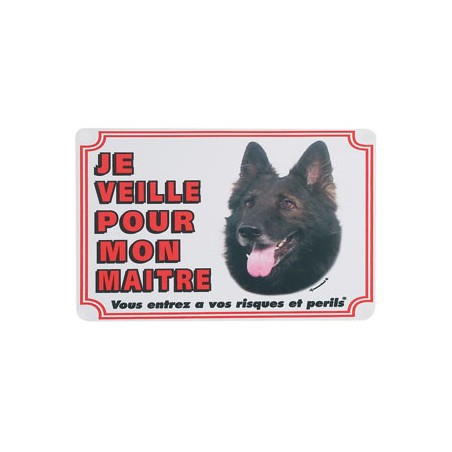 1 Plaque de garde Groenendael