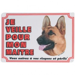 1 Plaque de garde Berger Allemand