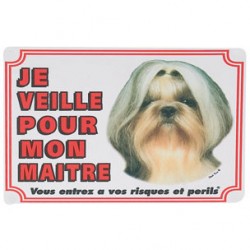 1 Plaque de garde Shih Tsu