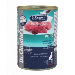 Boîte pâtée pour chien au gibier