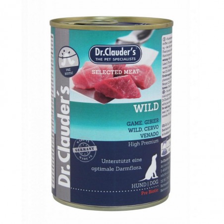 Boîte pâtée pour chien au gibier