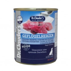 Boîte pâtée pour chien coeur de volaille