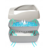 Bac à litière Crystal Deluxe