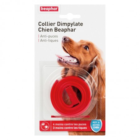 Collier antiparasitaire Dimpylate petit & moyen chien