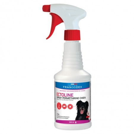 Ectoline spray antiparasitaire pour chien
