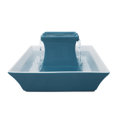 Fontaine Pagoda Céramique bleue 2L