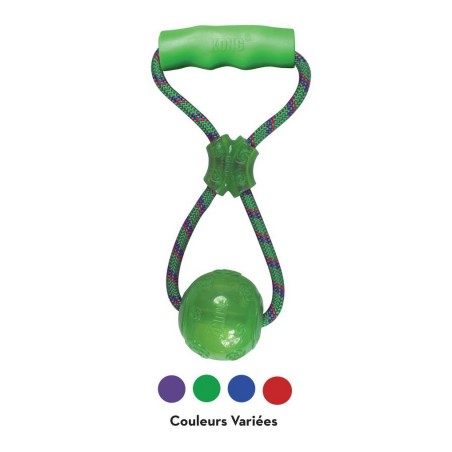 1 Kong Squeezz balle + corde